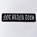 Not Blank Tees Sticker