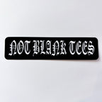 Not Blank Tees Sticker
