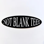 Not Blank Tees Logo Sticker