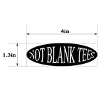 Not Blank Tees Logo Sticker